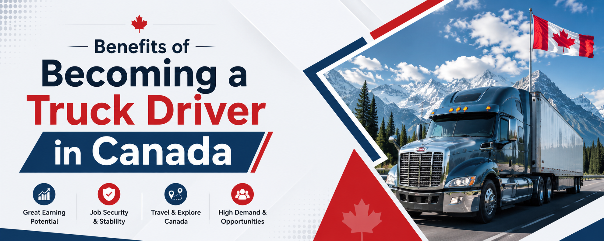 Benefits of Becoming a Truck Driver in Canada